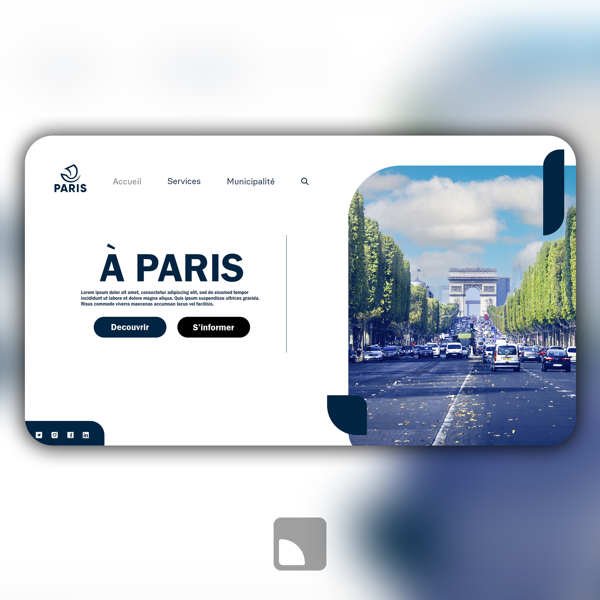 Présentation Site Web Paris